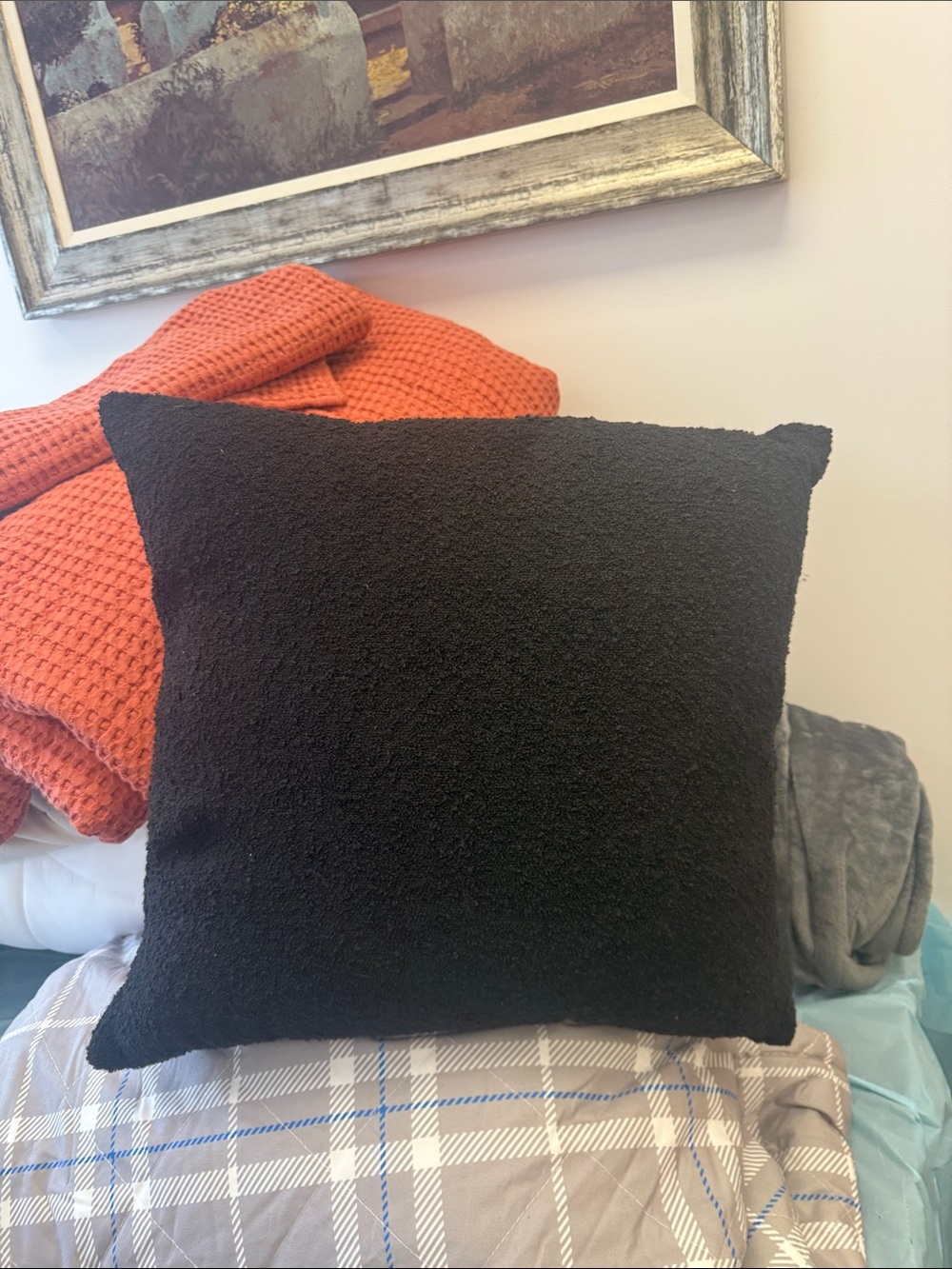 New threshold big Black Decorative Throw Pillow - Modern Home Accent